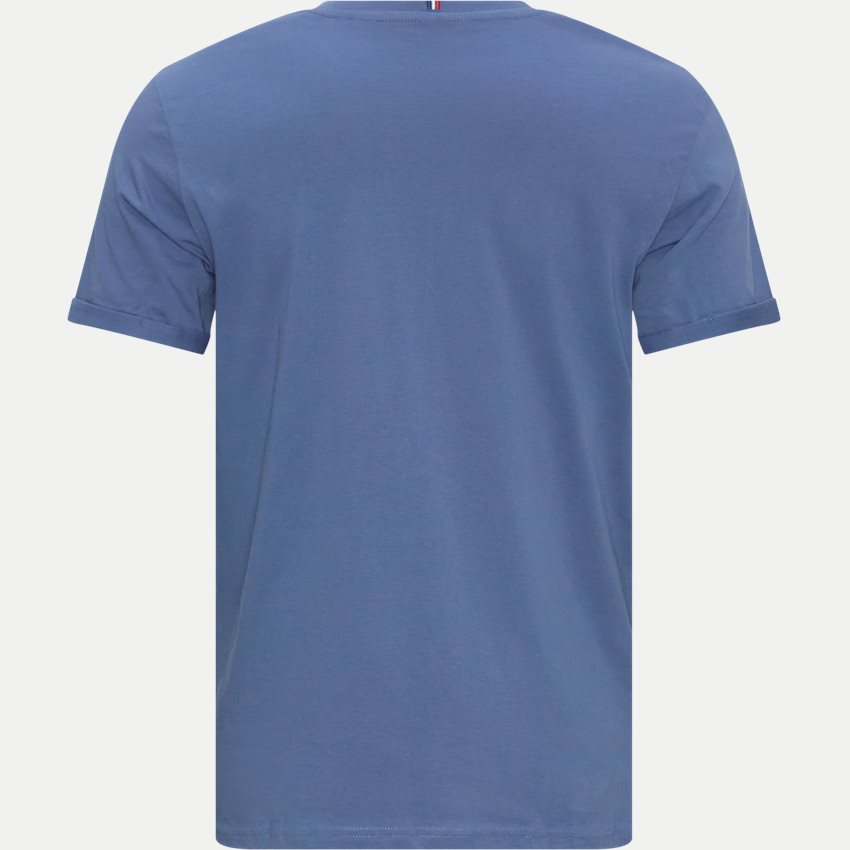 Les Deux T-shirts NØRREGAARD T-SHIRT LDM101155 2304 FJORD BLUE/ORANGE